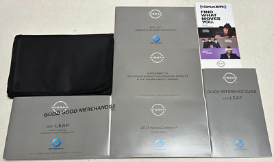 2021 NISSAN LEAF NAVIGATION OWNERS MANUAL DSL SV PLUS S FWD ELECTRIC MOTOR