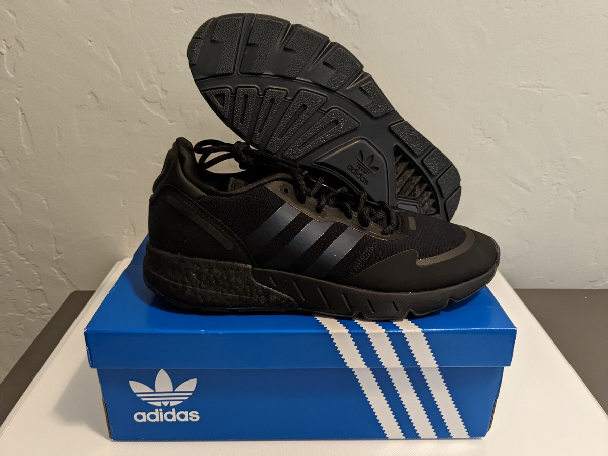 Size 9 - adidas ZX 1K Boost Black Blue Metallic for sale Size 9 - adidas ZX 1K Boost Black Blue Metallic for sale