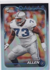 2024 Topps Chrome NFL Football No. 58 Larry Allen Refractor
