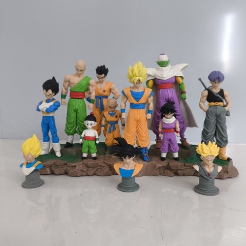 π Lot 9 Figurines Dragon Ball Z β Goku, Gohan, Trunks, Krillin β 28 cm β PVC - Foto 4 di 8