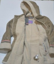 Giubbotto bimba, cappotto ,montone bimba con cappuccio rimuovibile beige 