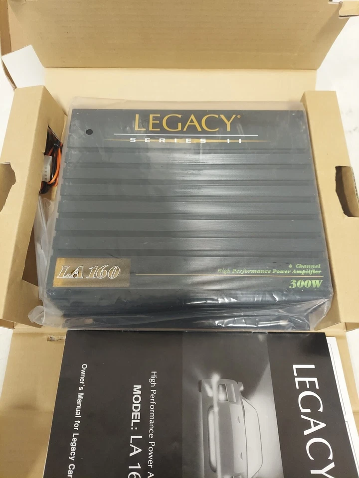 legacy series ll LA160 300 Watt, 4 Channel High Performance Car Audio Amplifier - Image 2 of 4