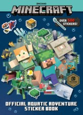 Minecraft Official Aquatic Adventure Sticker Book (Minecraft) - Paperback - GOOD