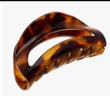 NWOT FRANCE LUXE BELLE CUTOUT JAW HAIR CLIP TOKYO AMBER SIZE LARGE