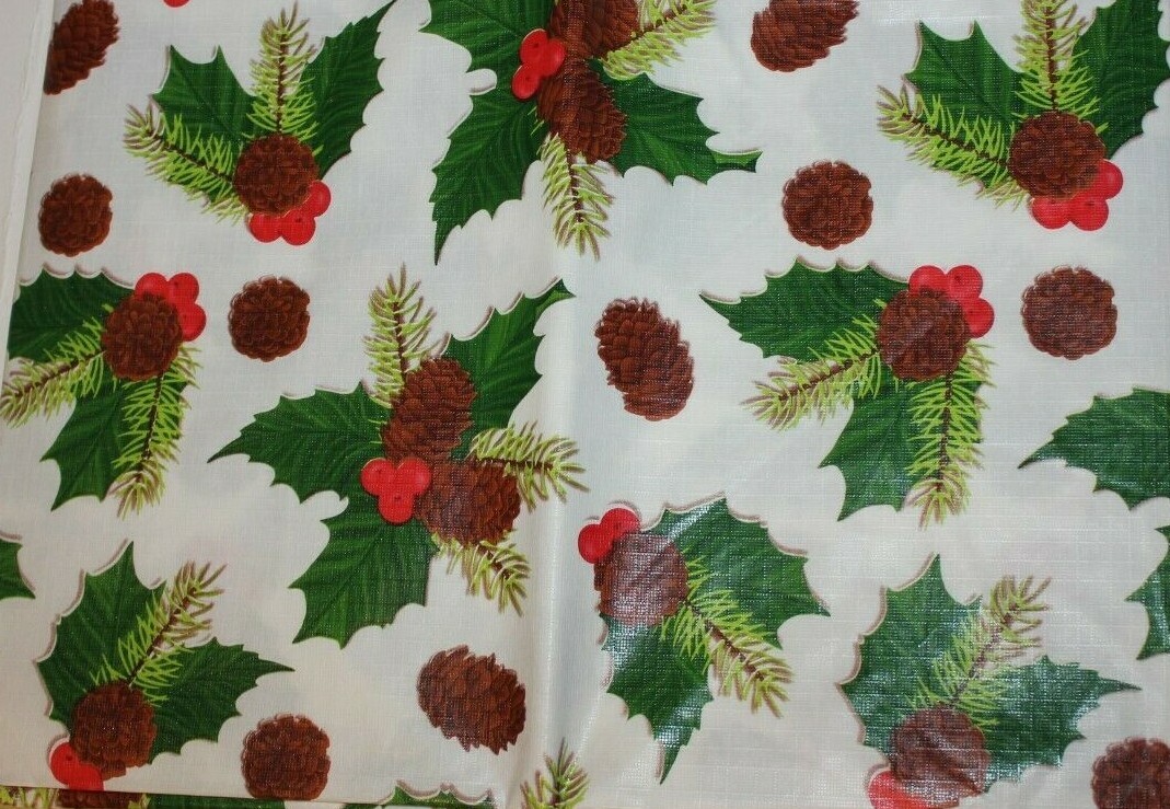 Christmas Designs, 52" x 70"  Premium Peva Flannel Back Tabl