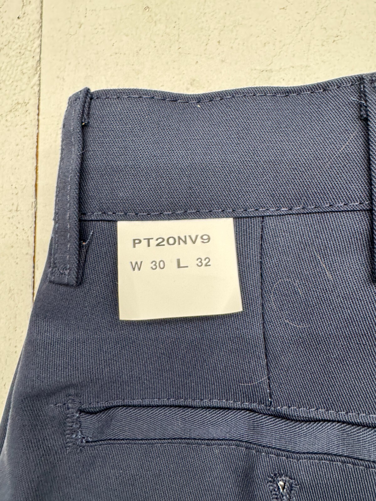 Red Kap Navy Blue Dura Straight Leg Chino Work Pants Mens Size 30x32