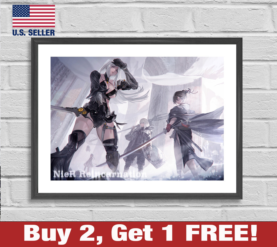 NieR Reincarnation イラスト集 非売品 Nier Reincarnation Poster 18
