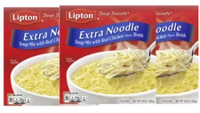 Lipton Soup Secrets Instant Soup Mix With Real Chicken Broth Flavor 4.9 oz 3pk