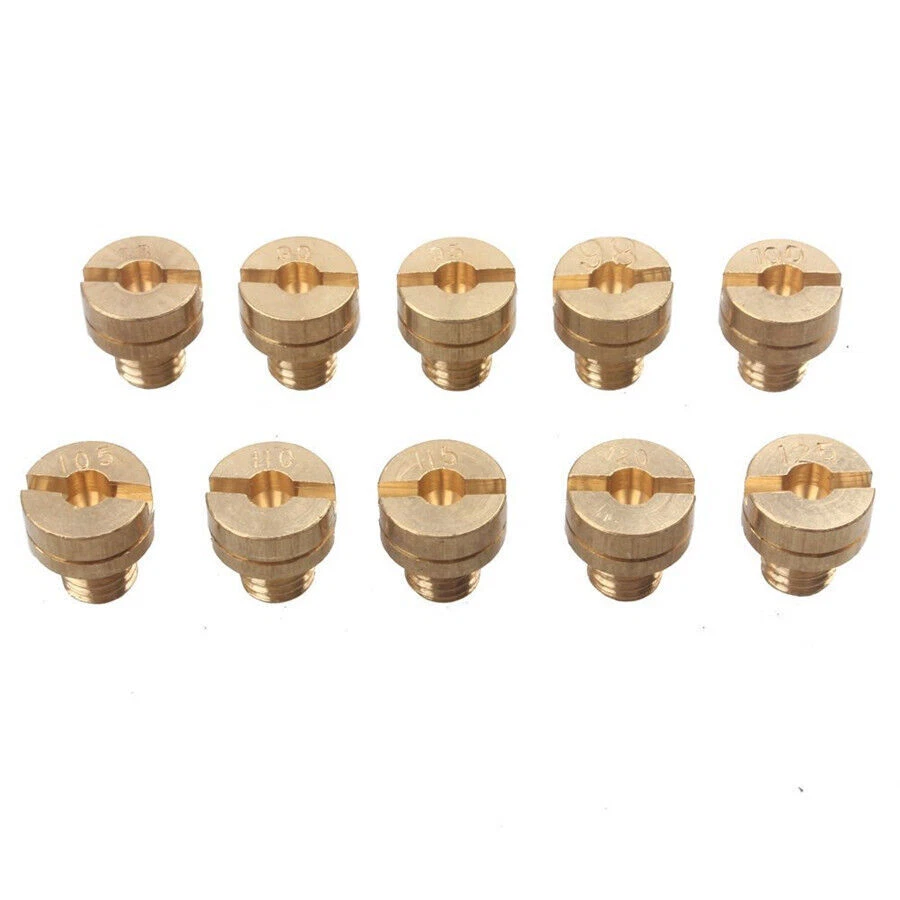 5mm Carb Large Round Main Jets 10pcs 88/ 90/ 95/ 98/ 100/ 105/ 110 115/ 120/ 125 - Image 2 of 4