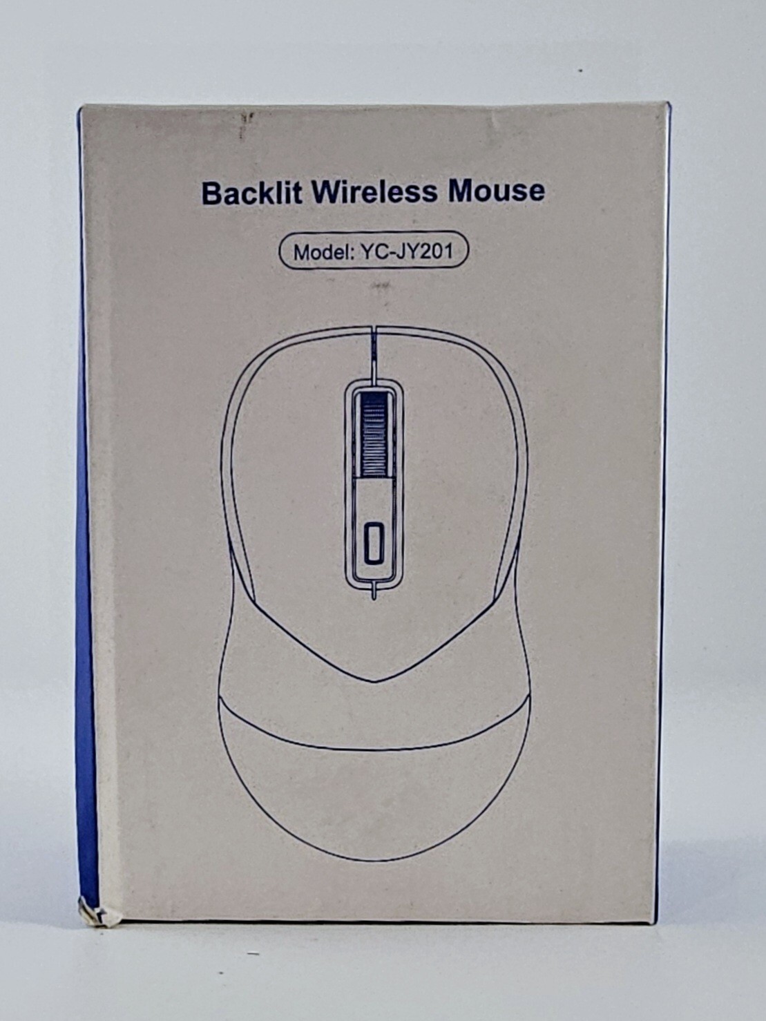 Rechargeable Wireless Mouse with Jiggler Function for Random Movements in Sleek Black Design-image