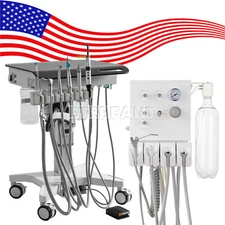Dental Mobile Delivery Cart Treatment Unit System 4Hole/Turbine Unit 4 Hole