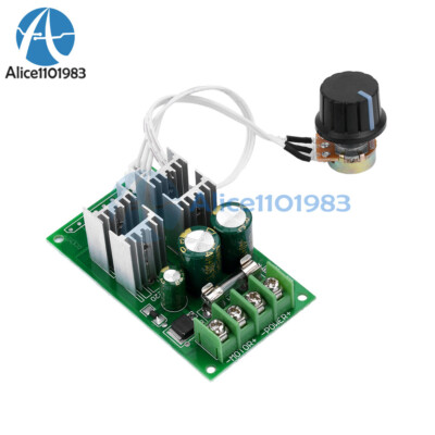 DC6-60V 20A Motor Speed Controller Module PWM DC Motor Governor PLC Analog 0-5V 