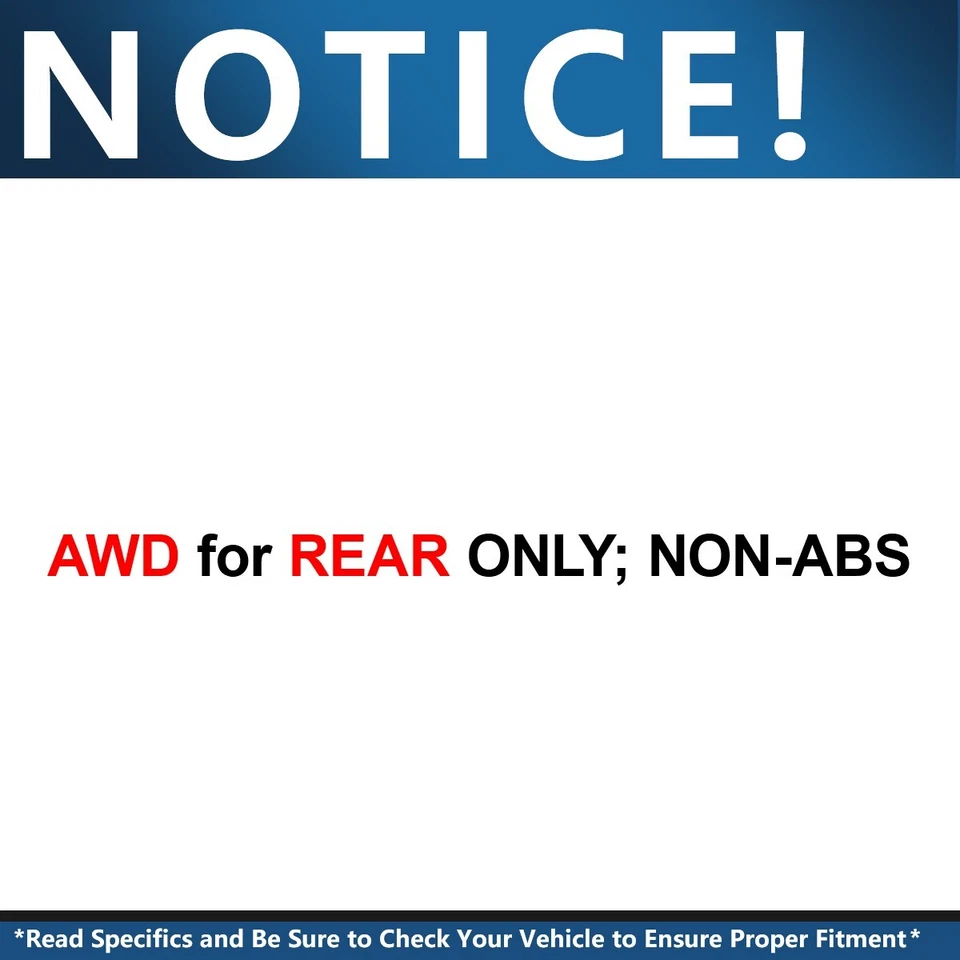 Front Rear Wheel Bearing Hubs for 2011 2012 2013 Kia Sorento Hyundai Santa Fe - Bild 2 von 4