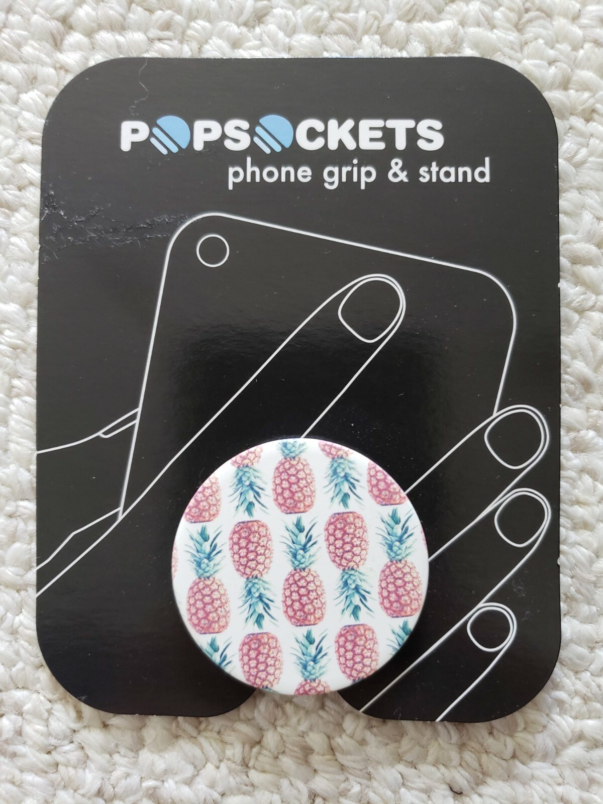 PopSockets: agarre y soporte plegable para teléfonos y tabletas - patrón de piña