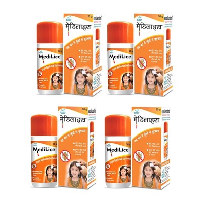 MediLice Crème Rinse (4x30g) Single Application Head Lice Formula