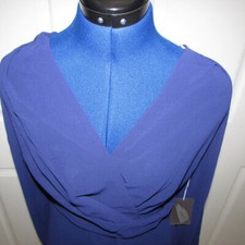 NEW w/Tag-Junior's FOREVER21 Contemporary Purple Drape Dress Sz M