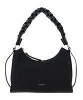 Coccinelle Boheme Grana Double Shoulder Bag M Schultertasche Noir / Cuir Schwarz