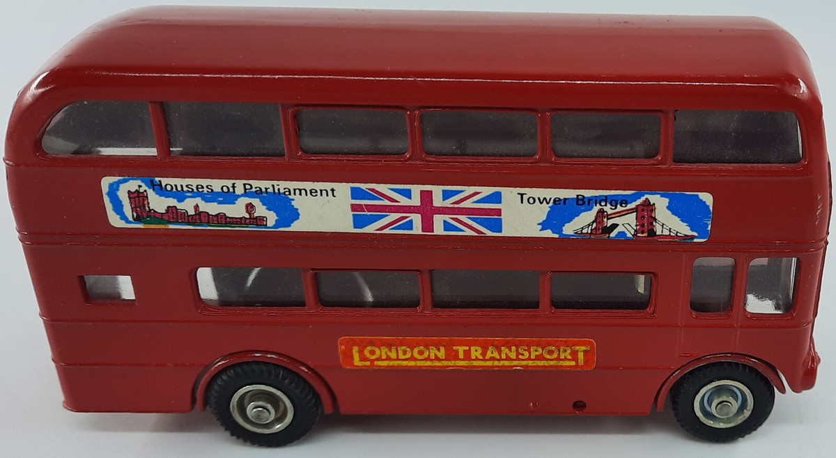 ミニカー A BUDGIE TOY ROUTE MASTER 64 SEATER Vintage A Budgie Toy AEC Routemaster 64 Seater Diecast