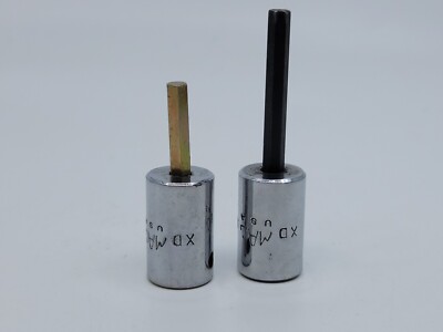 MAC Tools XD 5mm Hex Bit Socket Driver Lot X2 3/8'' Drive USA Medium Small 