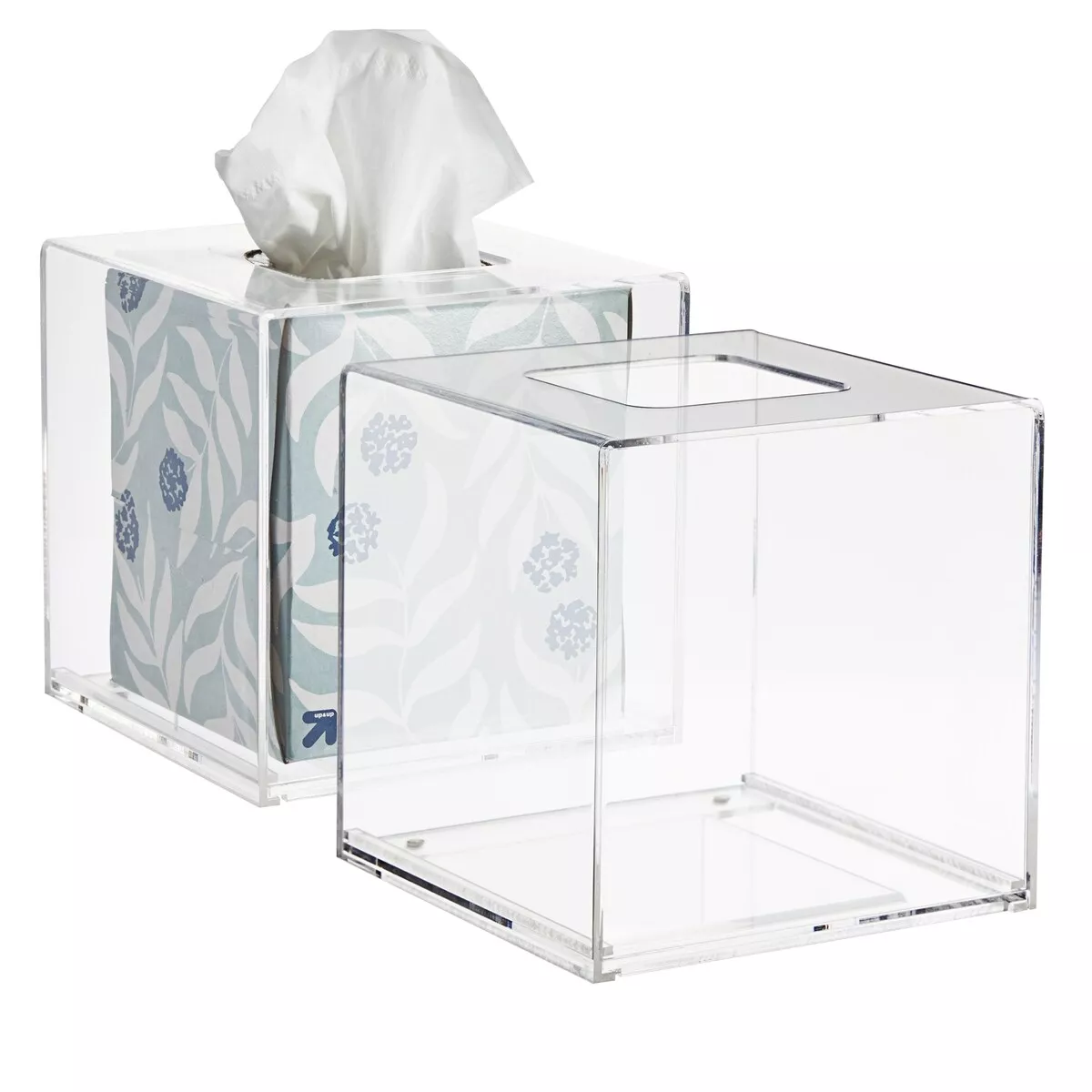 Clear tissue 2024 box holder