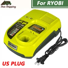 P117 Charger For RYOBI P108 P104 One+ High Capacity 18-Volt Lithium-Ion Battery