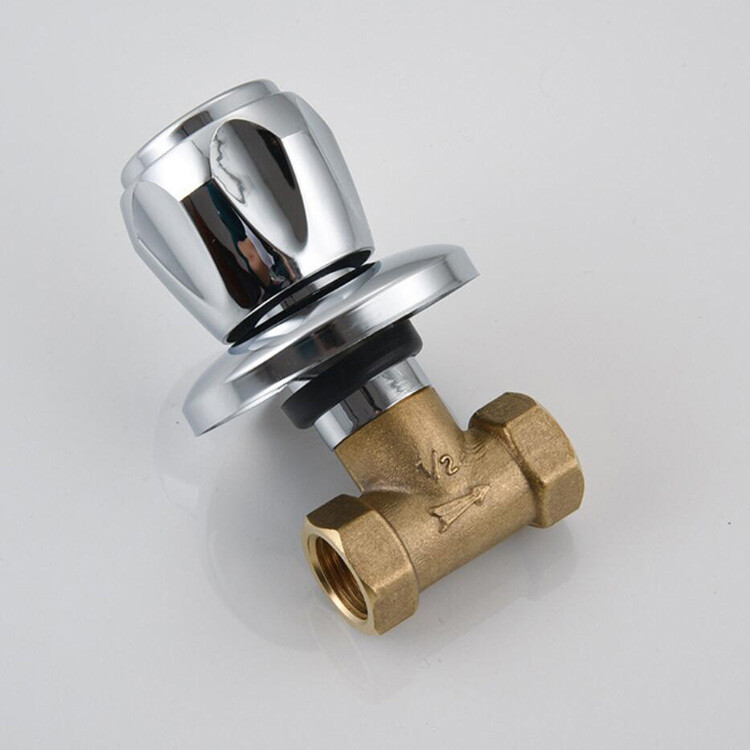 Brass Concealed Valve Handle Bathroom Shut Off Shower Switch ...