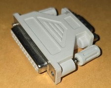 DB9 Male 9 Pin to DB25 Female 25 Pin Serial Adapter
