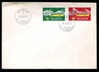 Switzerland FRENCH First Day Cover Zumstein #314-5 cat 75 Scott 345-6 Post Bus