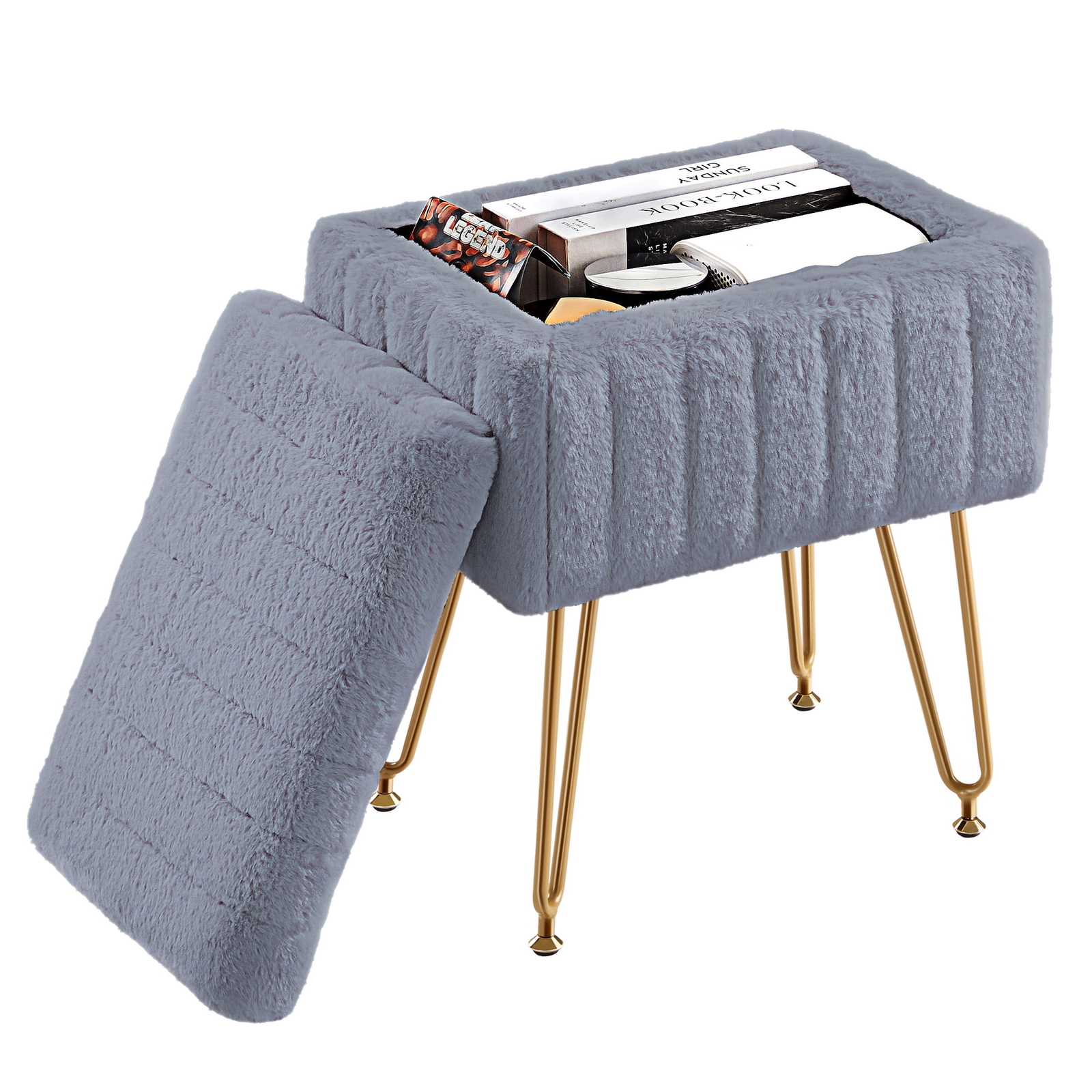 With Non-slip Feet And Storage Space For Powder Room Bedroom