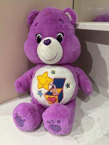 Grande peluche violette ours Surprise Care 2016
