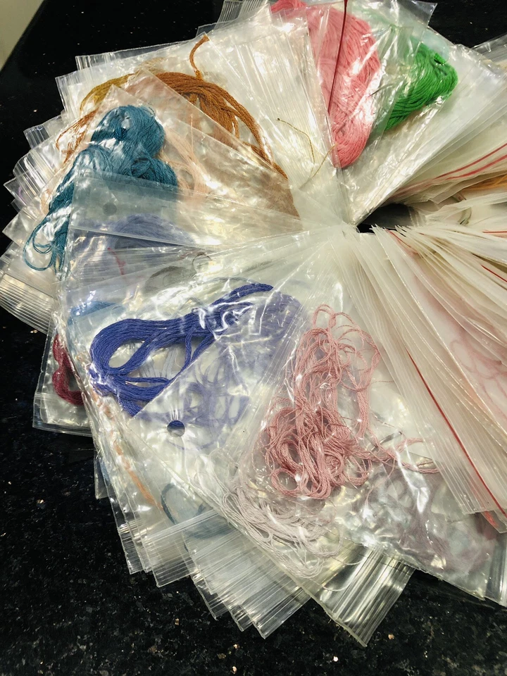 Lot of Embroidery Floss Threads Skeins – Multi Color Craft Cross Stitch Supplies - Image 4 of 4