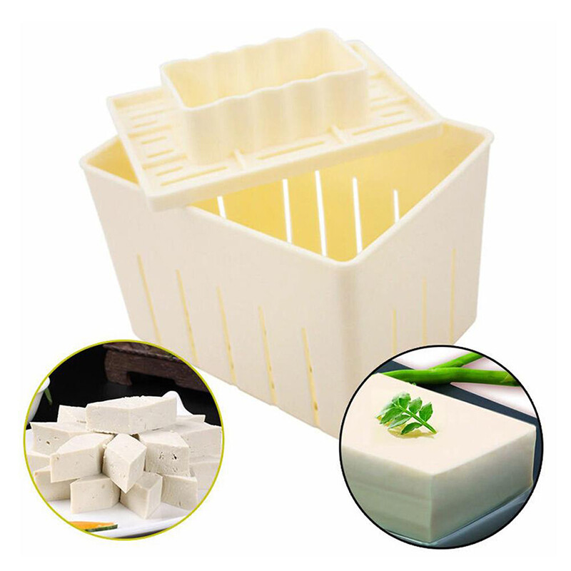 DIY Plastic Homemade Tofu Maker Press Mold Kit Tofu Making Machine Set