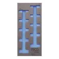 BGS-4098-1 1/3 Werkstattwageneinlage (408X189X32 Mm), Leer, FüR SteckschlüSsel-E