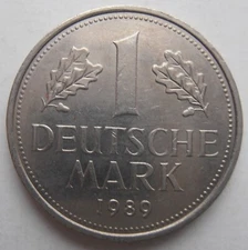 GERMANY 1 MARK 1989 J