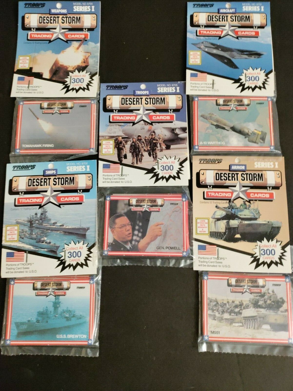 DESERT STORM TRADING CARDS FULL BOX 1991 SPECTRA STAR SER 1 36 PACKS eBay