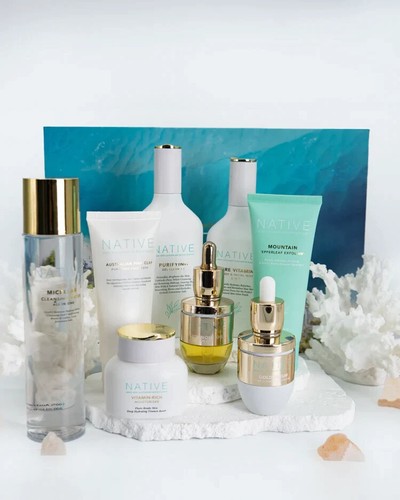 Native Collection Face Gentle Cleanser Moisturiser Face Serum Skin care Kit AU - Picture 2 of 17