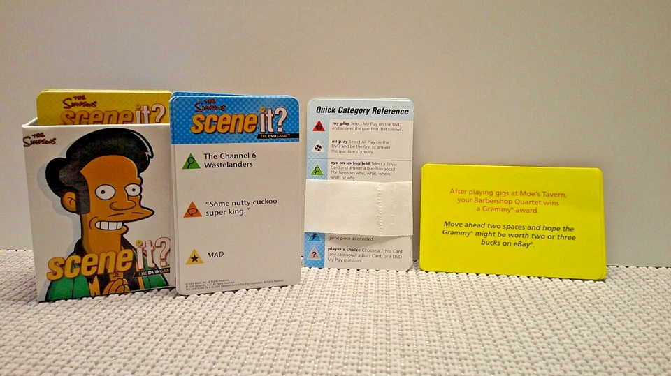 The Simpsons Scene It 2009 DVD Game Replacement Parts 175 Trivia Cards - Image 2 of 4