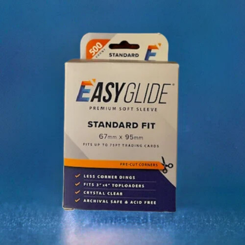 Shellz Easy Glide 1 Pack Of 100 Soft Penny Sleeves Standard Fit Cut Corners