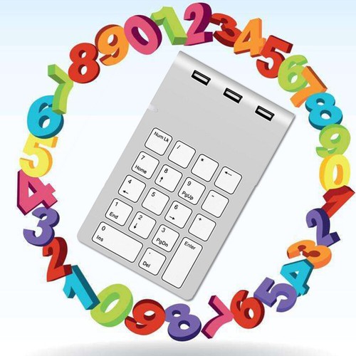 Number Key External Pad Laptop Keyboard Usb Adapter Numeric Keypad - Afbeelding 8 van 12