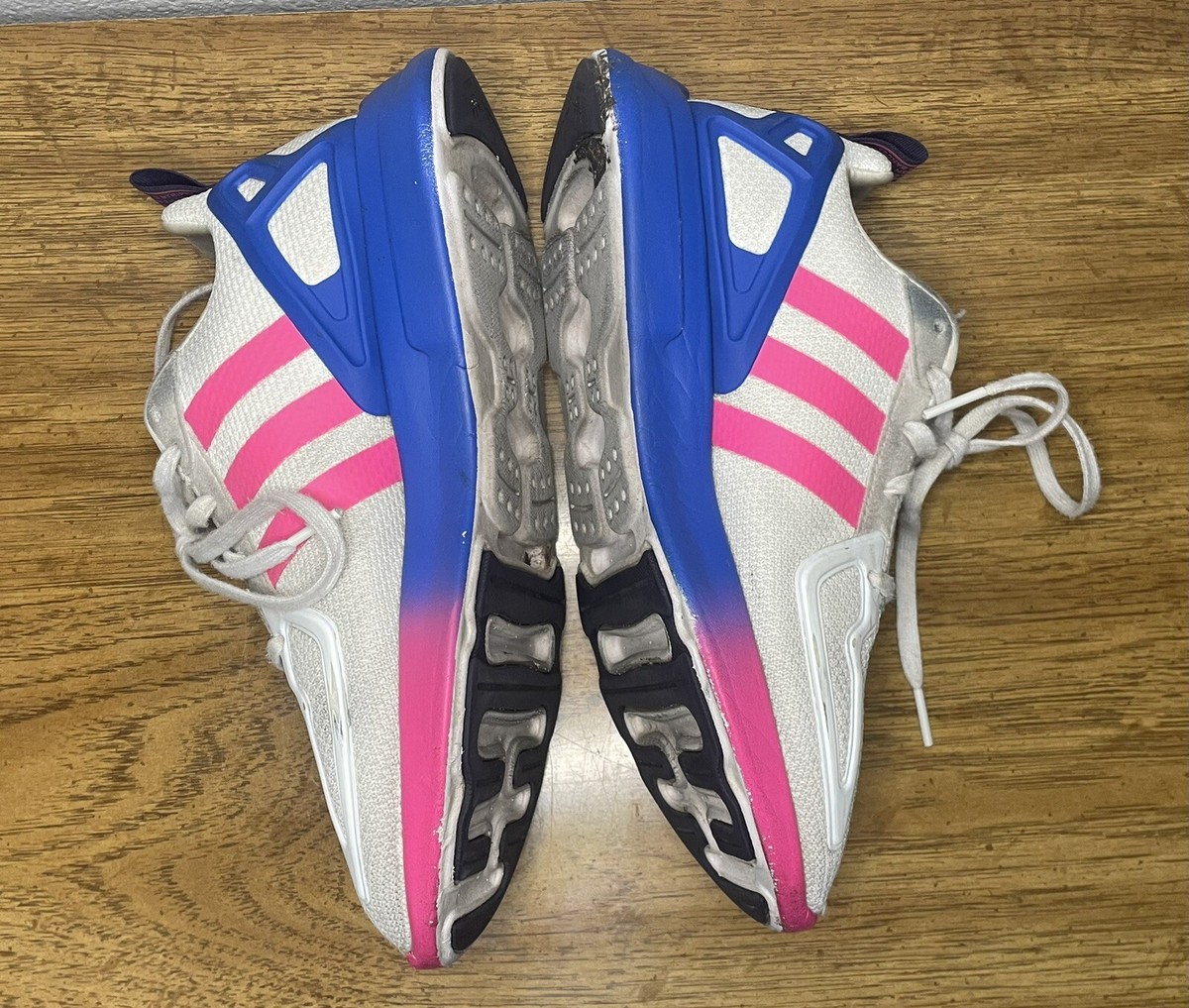 Adidas Womens ZX 2K Flux FY0607 White Running Shoes Sneakers Size