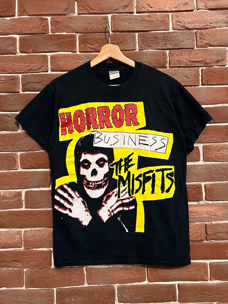 Rare Vintage 00s Misfits Horror Business Post Punk Band Tee S 