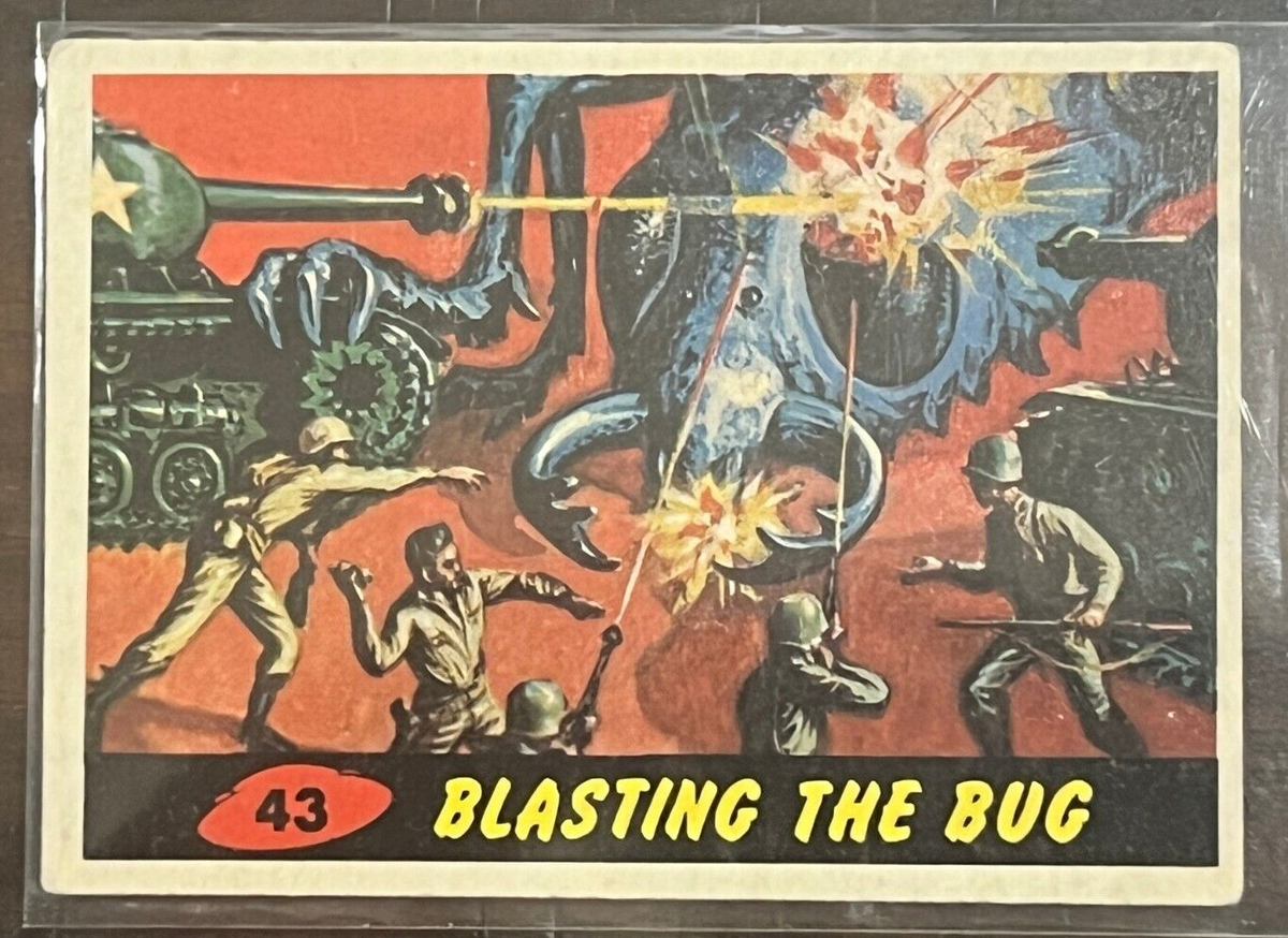 1962 Topps Mars Attacks Set-Break # 43 Blasting Bug VGEX+/- Very