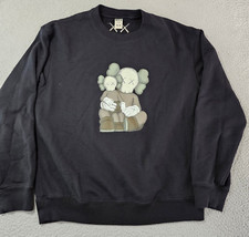 UNIQLO x KAWS Companion Crewneck Sweatshirt Men  s Small Black Cotton Pullover