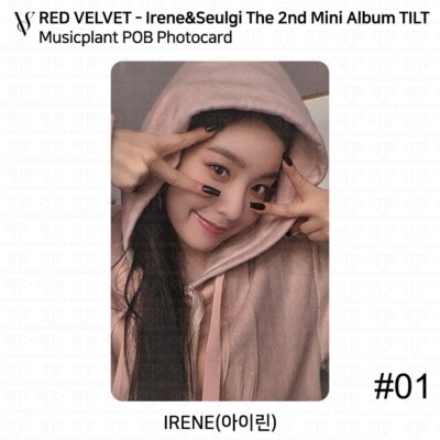 Redvelvet IRENE SEULGI 2nd Mini Album TILT POB Photocard