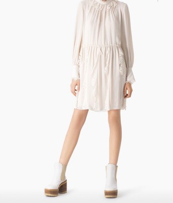 see by chloe white dress