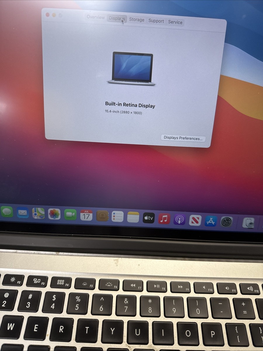 爆速 Macbook Pro 15インチ i7/8GB/SSD240GB Apple MacBook Pro Retina 15