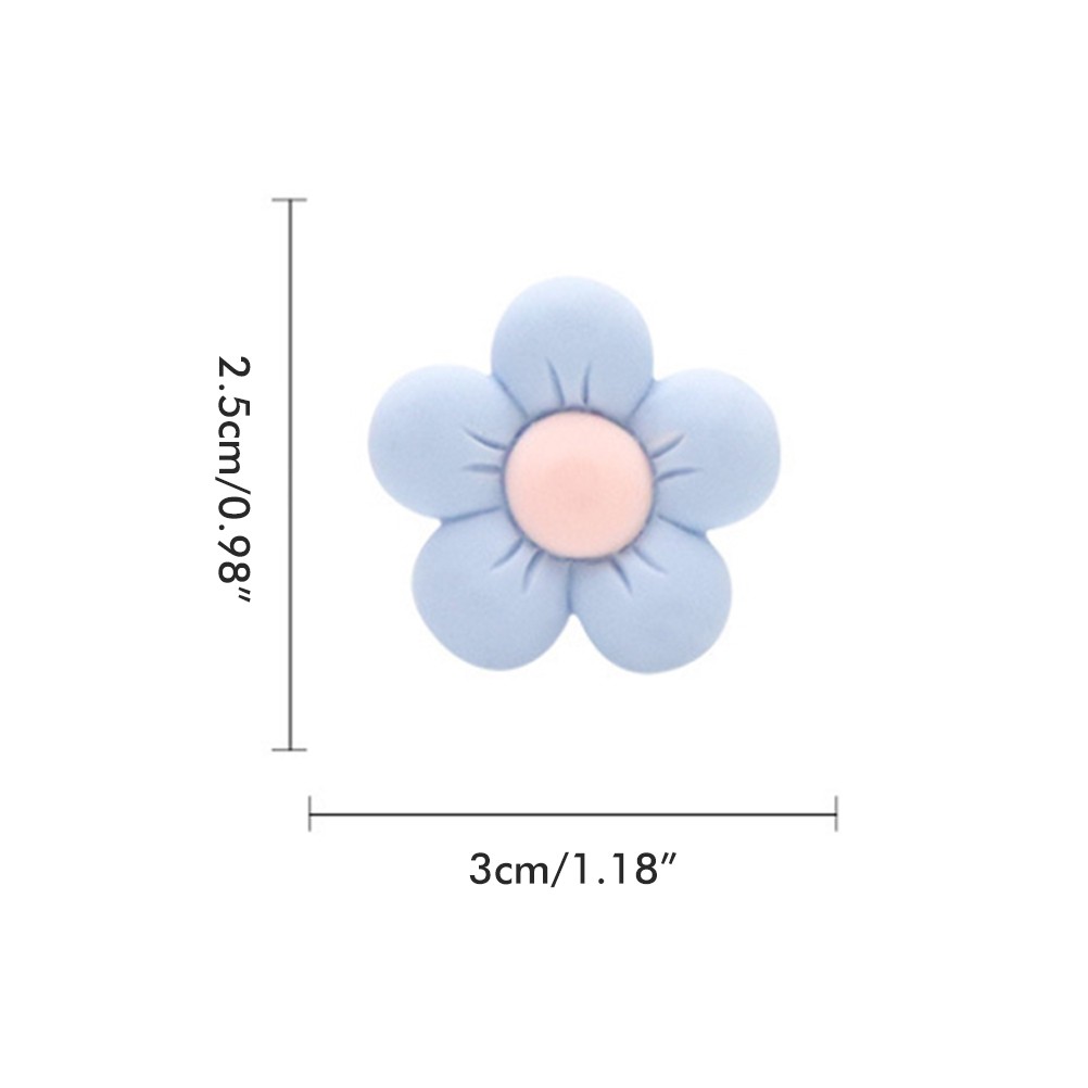 Flower Car Air Freshener Resin Sweet 6PCS Car Vent Clip For Office For Living