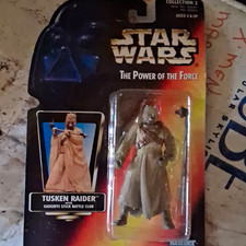 Kenner Star Wars POTF Tusken Raider Action Figure w  Gaderffi Stick 1996