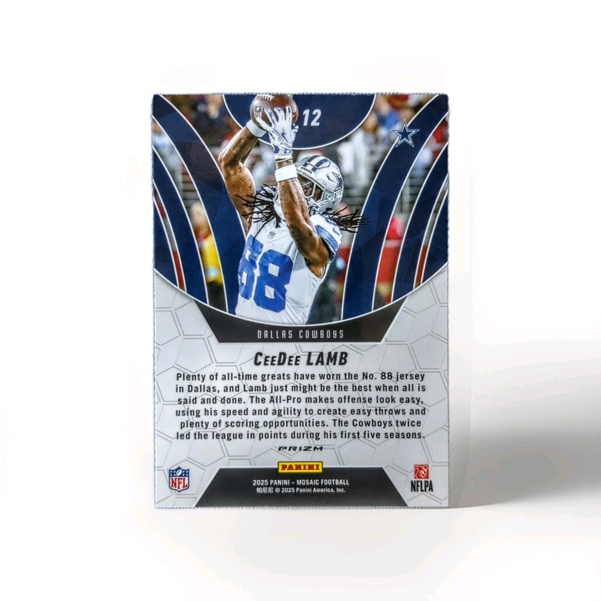 2025 Mosaic CeeDee Lamb Pink Flourescent Prizm Elevate | eBay