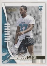 2019 Panini Absolute Rookie Dollar Tree Gold Myles Gaskin #169 1u6